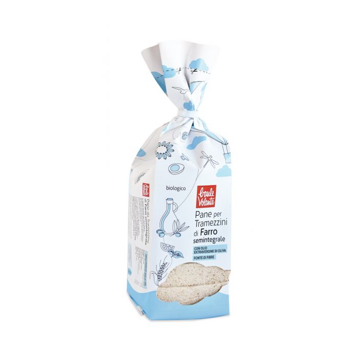 PANE TRAMEZZINO FARRO SEMINTEGRALE 300G