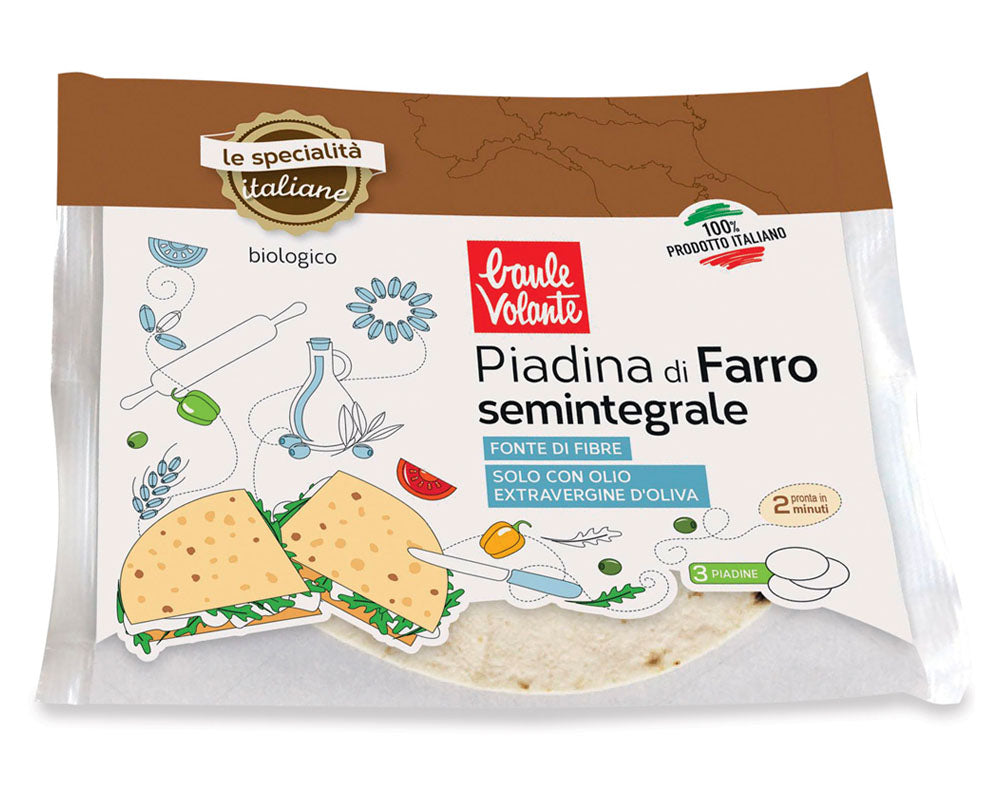PIADINA FARRO SEMIINTEGRALE 240G