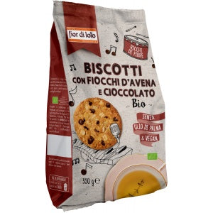BISCOTTI CON FIOCCHI AVENA E CIOCCOLATO 350G