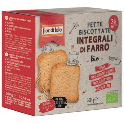 FETTE BISCOTTATE FARRO INTEGRALI 300G