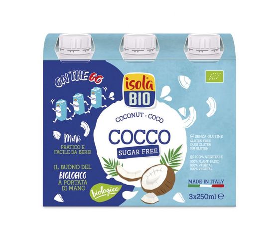 ISOLA BIO BEVANDA COCCO 3X250ML
