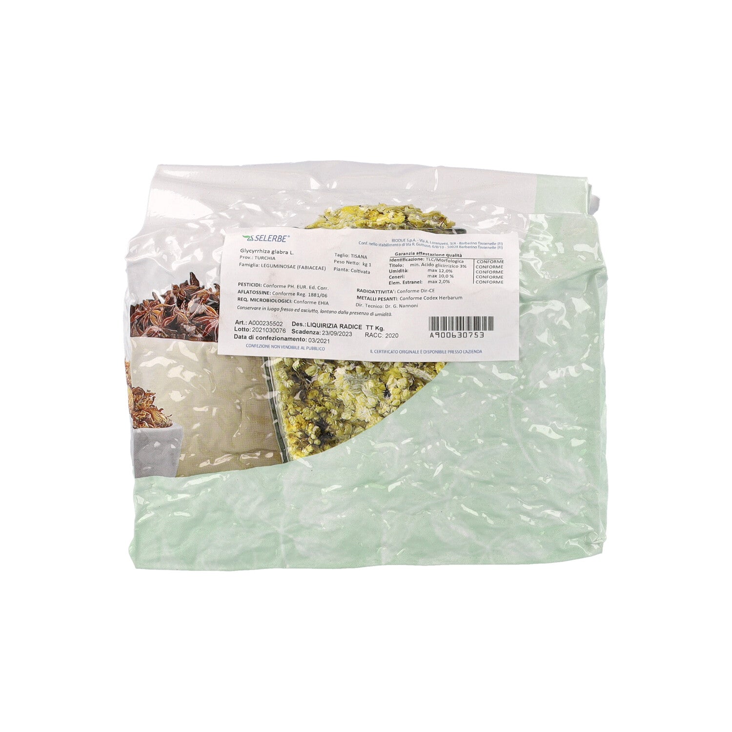 ERBE LIQUIRIZIA RADICE TT 1KG