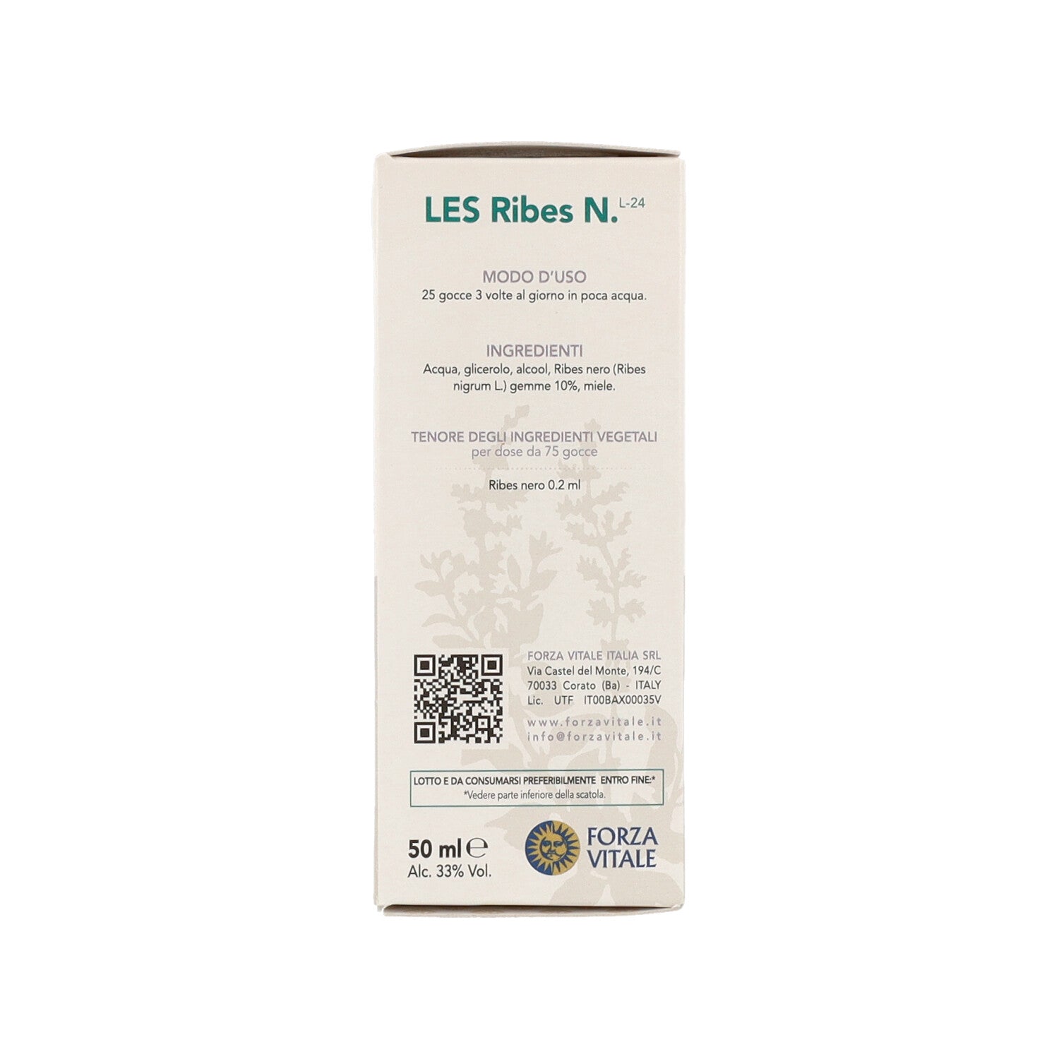 LES RIBES NIGRUM GOCCE 50ML