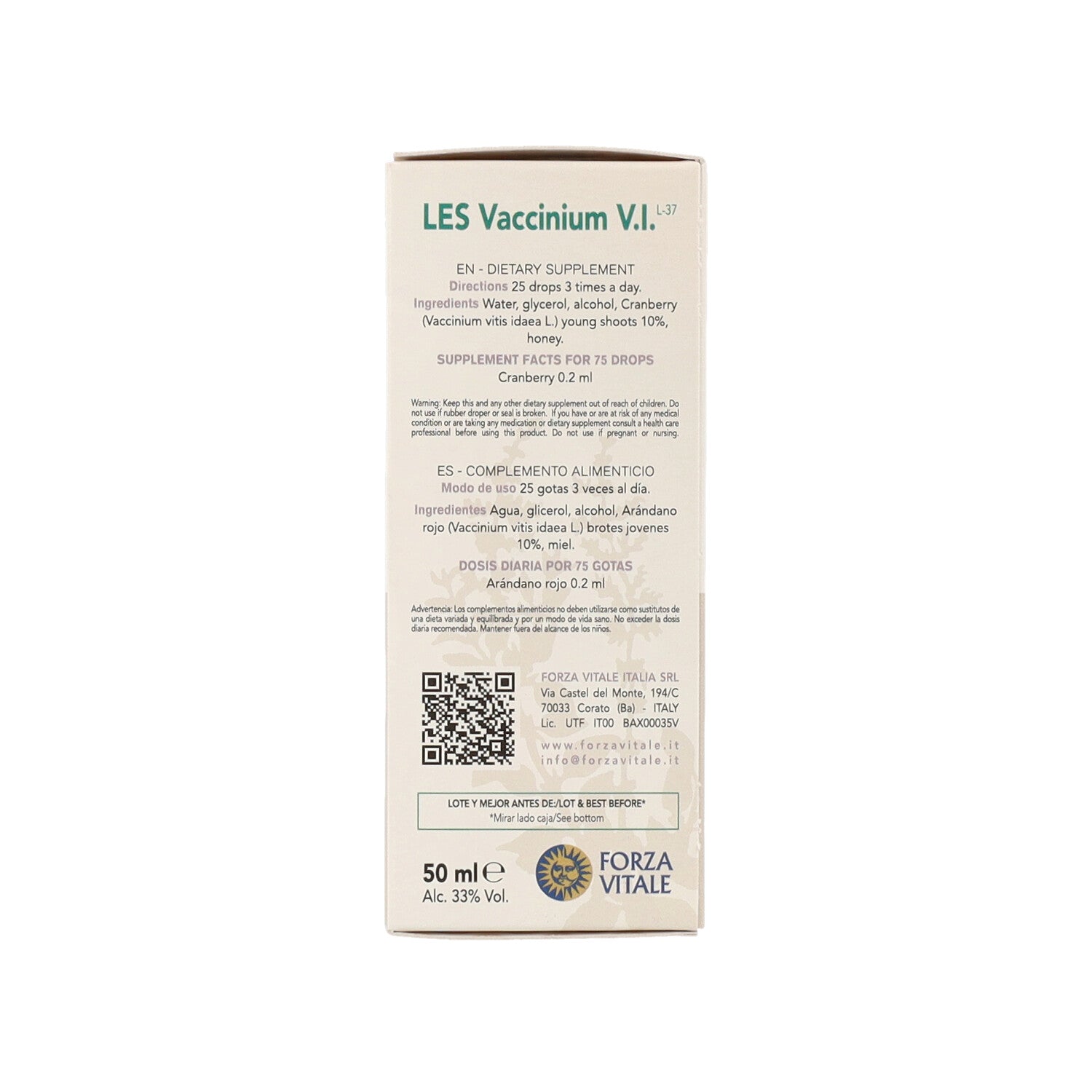 LES VACCINIUM VITIS IDAEA GTT