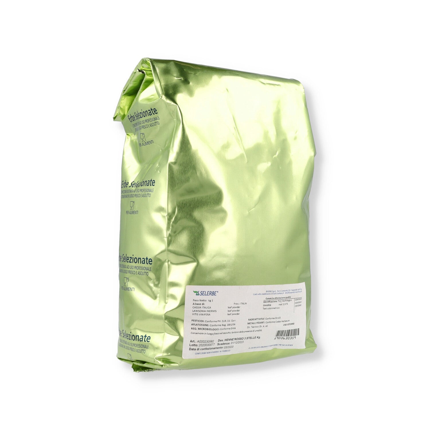 ERBE HENNE' ROSSO POLVERE 1KG