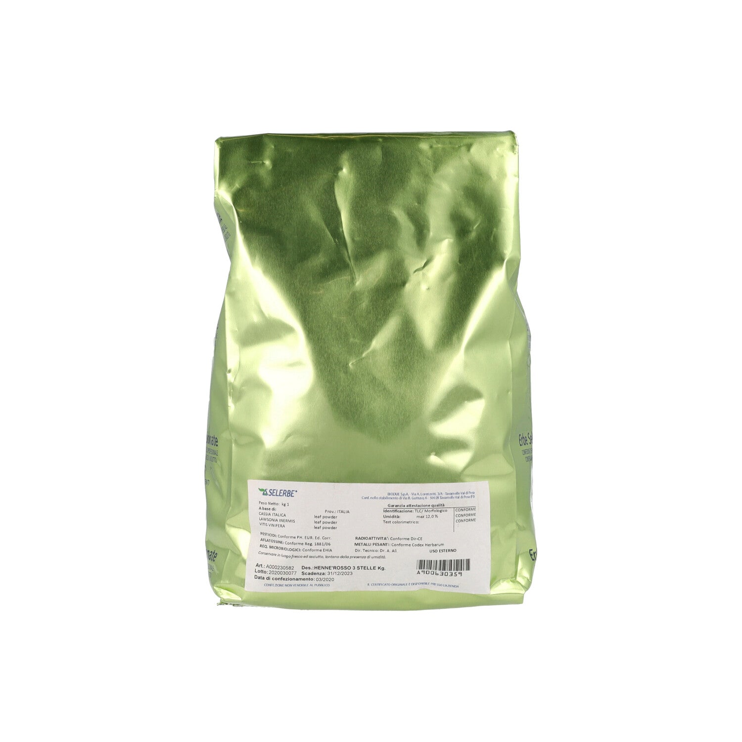 ERBE HENNE' ROSSO POLVERE 1KG