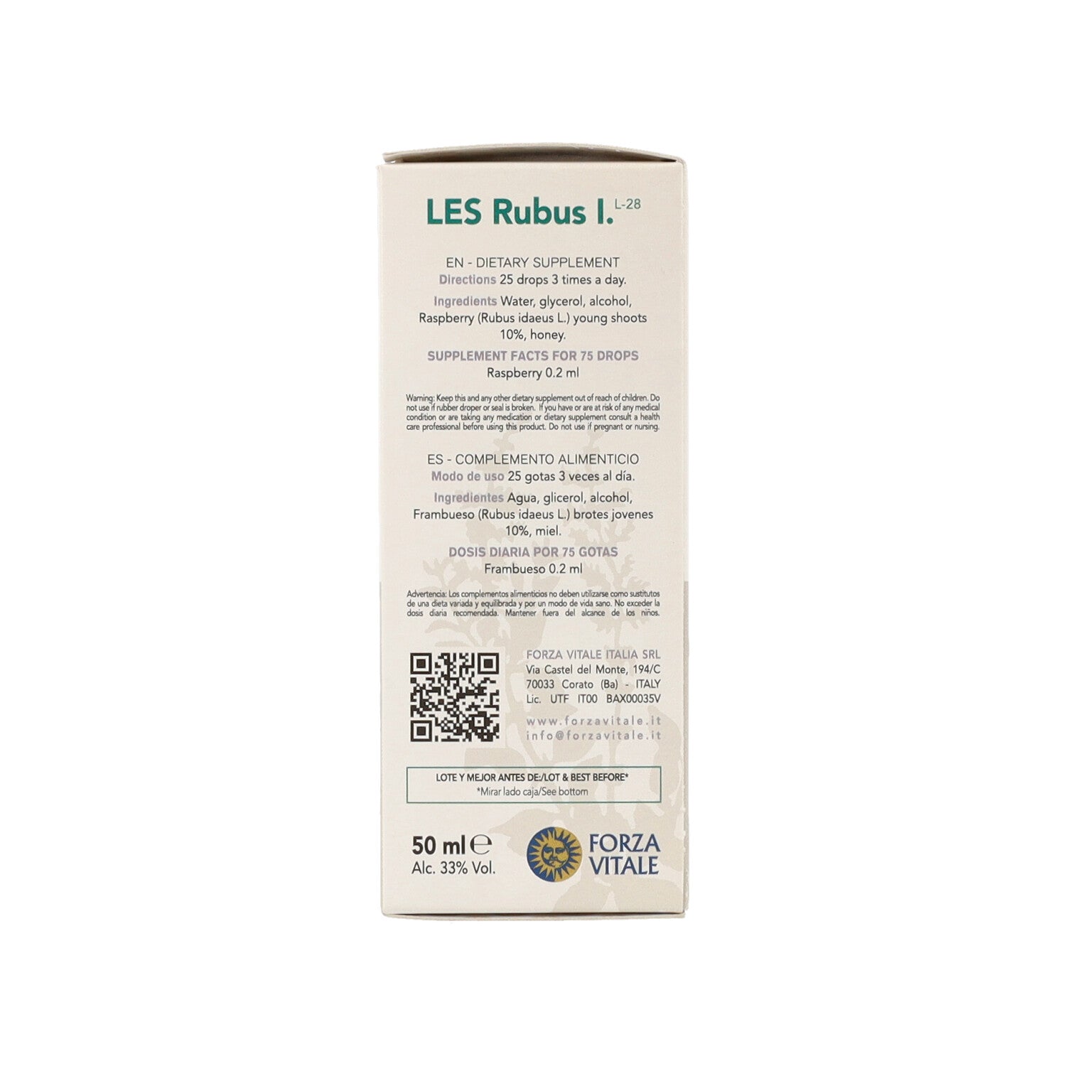 LES RUBUS IDAEUS GOCCE 50ML