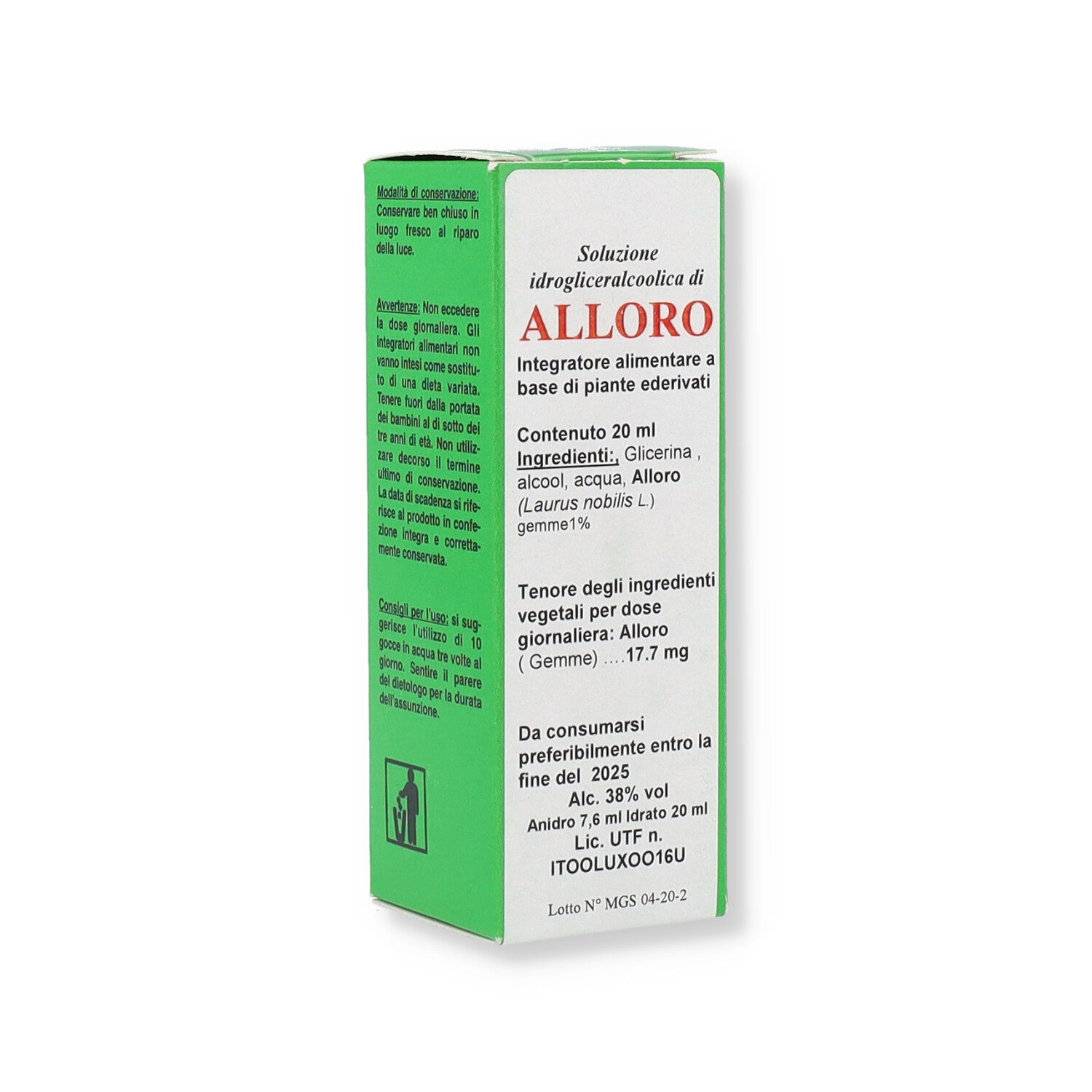 MGS2 ALLORO MG SPG - 20ML