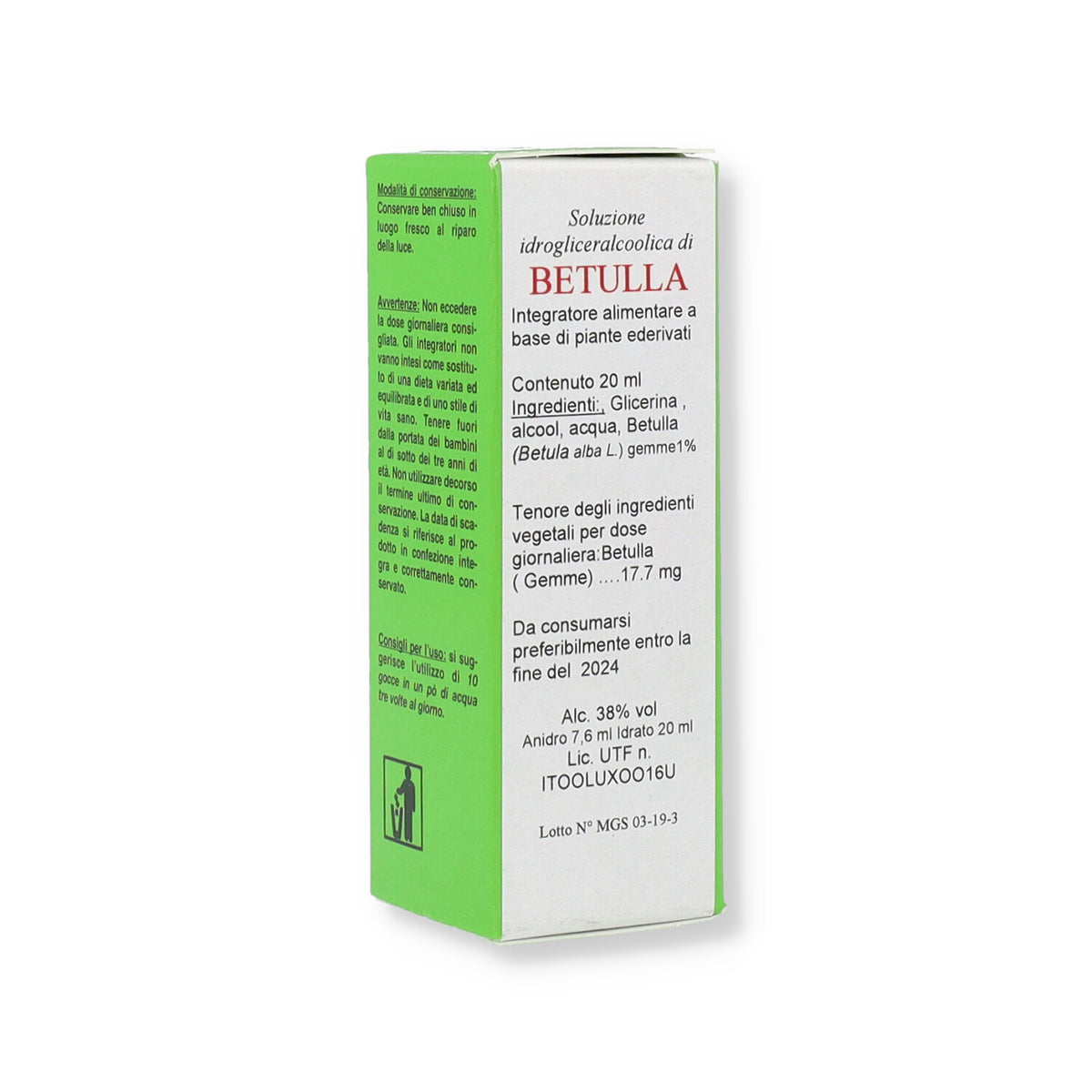 MGS3 BETULLA MG SPG - 20ML