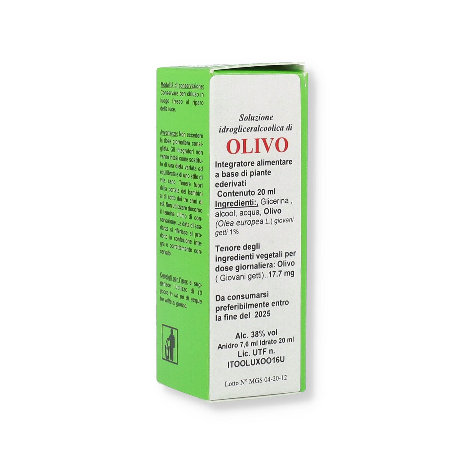 MGS12 OLIVO MG SPG - 20ML