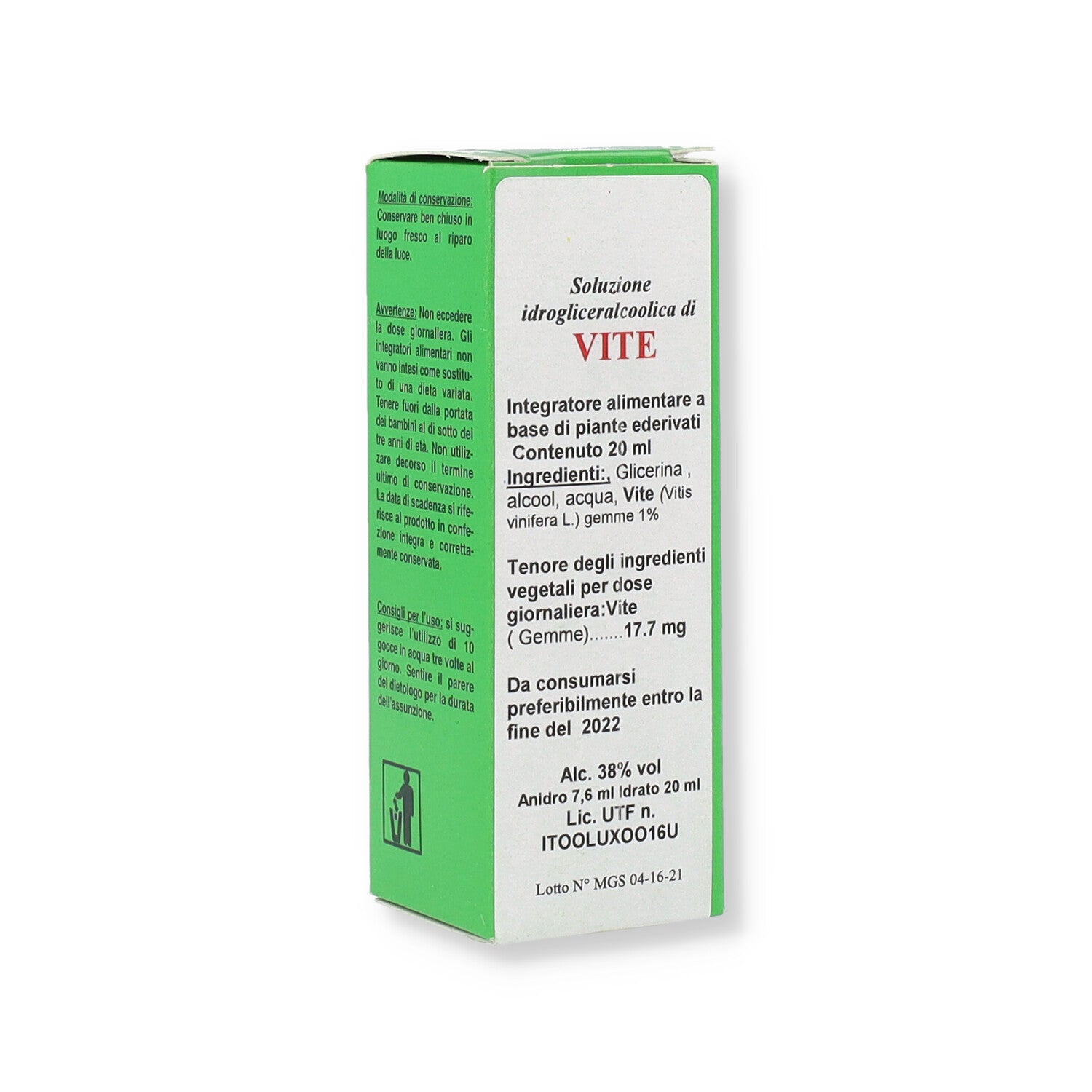 MGS21 VITE MG SPG - 20ML