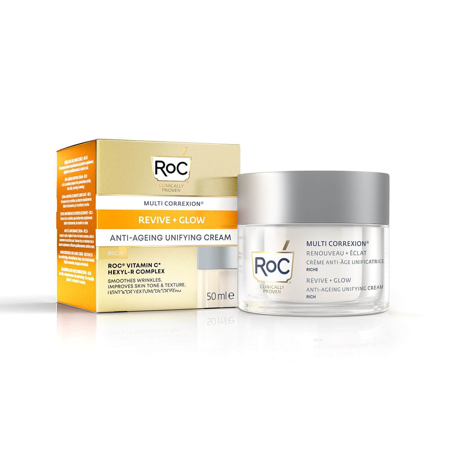 ROC MULTI CORREXION REVIVE + GLOW CREMA VISO 50ML