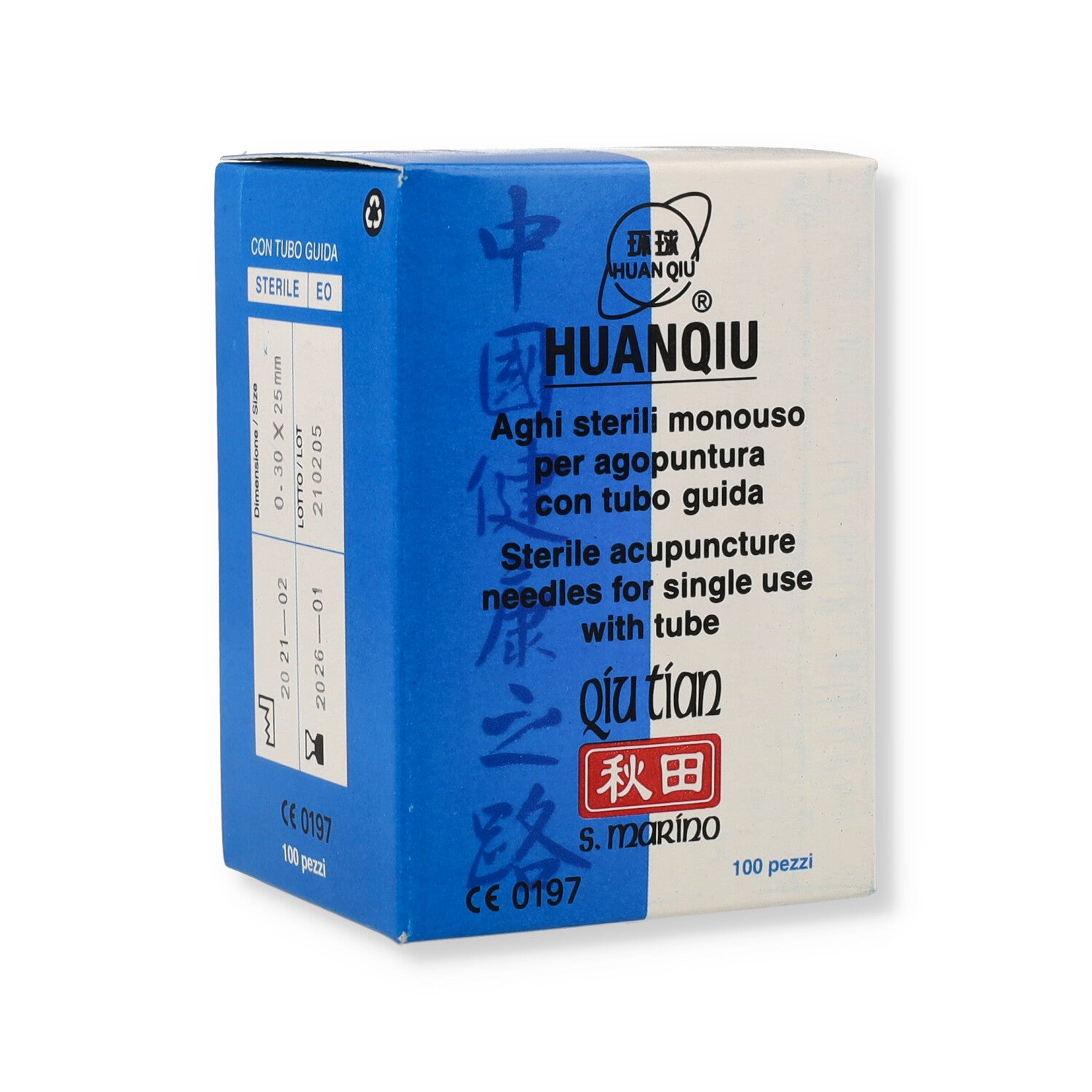 AGHI PER AGOPUNTURA 0 30X25MM CON TUBO