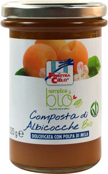 COMPOSTA ALBICOCCHE SEMPLICI E BIO 320G