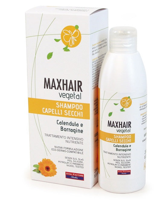 MAX HAIR VEG SH CAP SEC 200ML