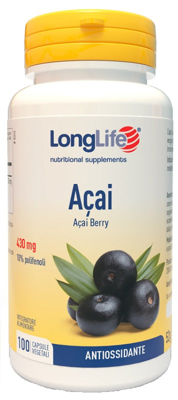 LONGLIFE ACAI 100CPS VEGETALI