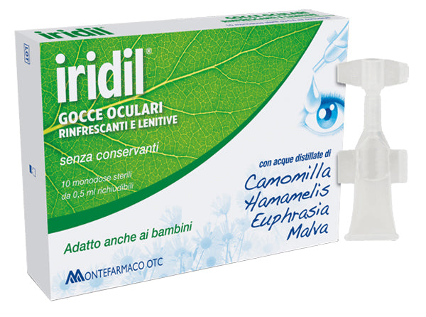 IRIDIL GOCCE OCUL 10AMP MONODOSE