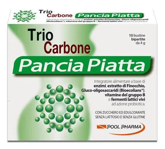 TRIOCARBONE PANCIA PIATTA 10+10 BUSTE