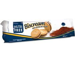 NUTRIFREE BISCREAM CON CREMA CACAO 125G