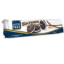NUTRIFREE BISCREAM CON CREMA VANIGLIA 125G