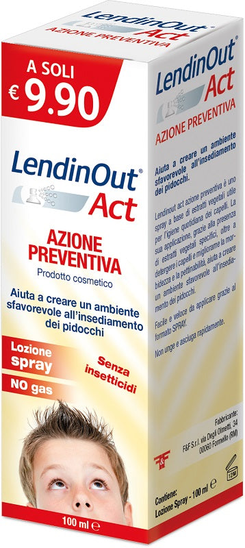 LENDINOUT ACT AZ PREVENT SPRAY 100ML