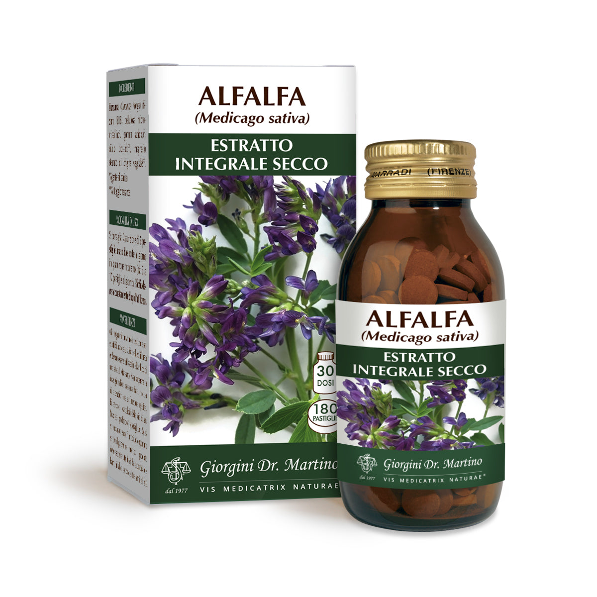 ALFALFA ESTRATTO INTEGRALE SECCO 180 CPS