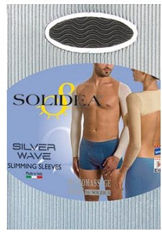 SILVER WAVE SLIMMING SLEEVES L NOISETTE