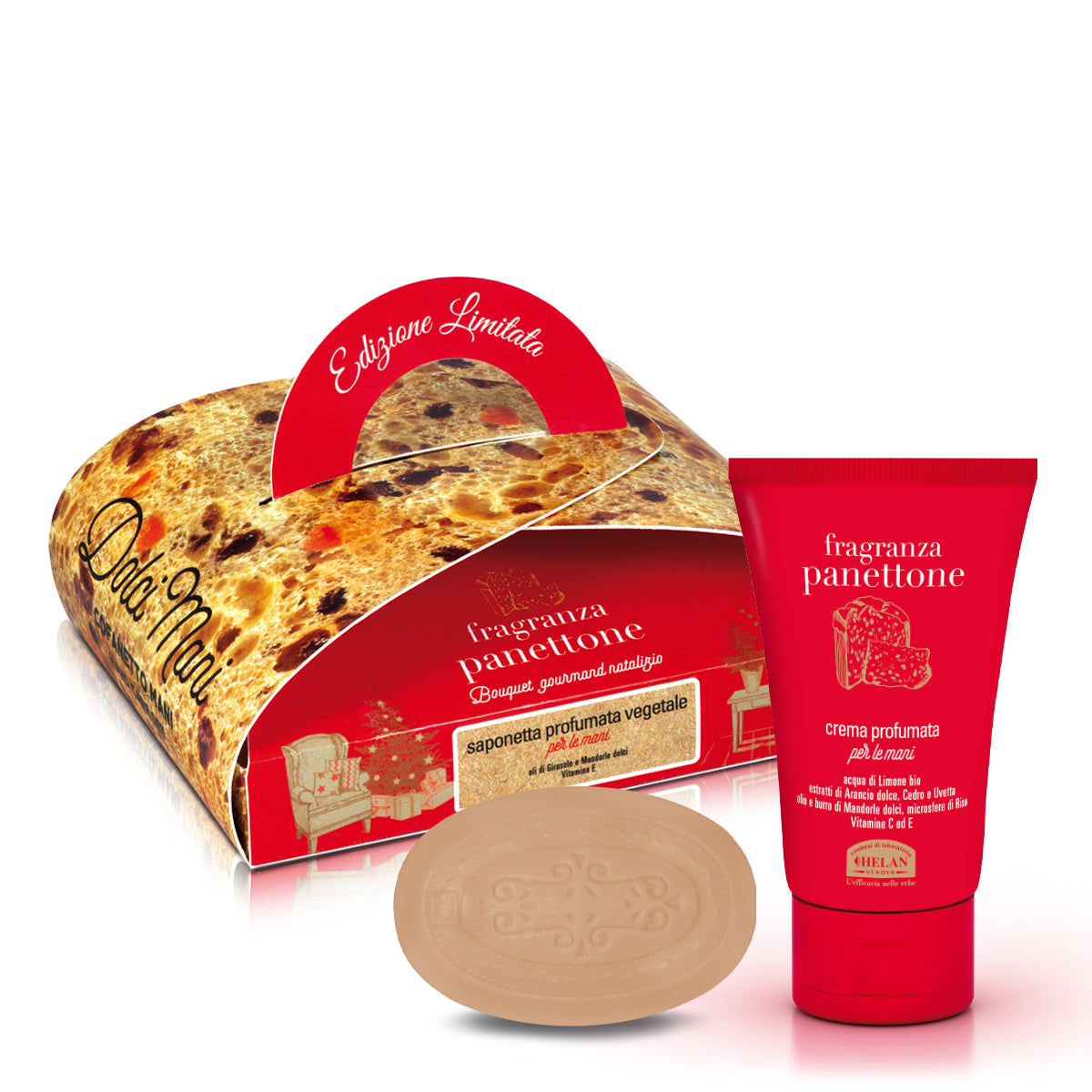 COFANETTO PANETTONE DOLCI MANI HELAN 50ML+75G