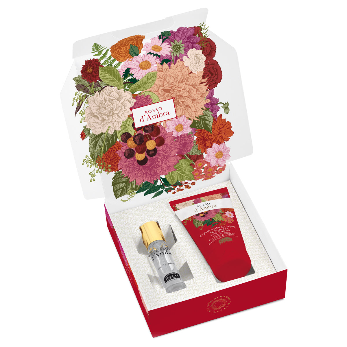 ROSSO D'AMBRA COFANETTO CREMA MANI + EAU DE PARFUM