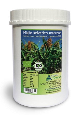 MIGLIO SELVATICO MARRONE biologico da 750 g.