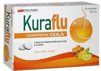 KURAFLU GOLA LIMONE MIELE 20 COMPRESSE