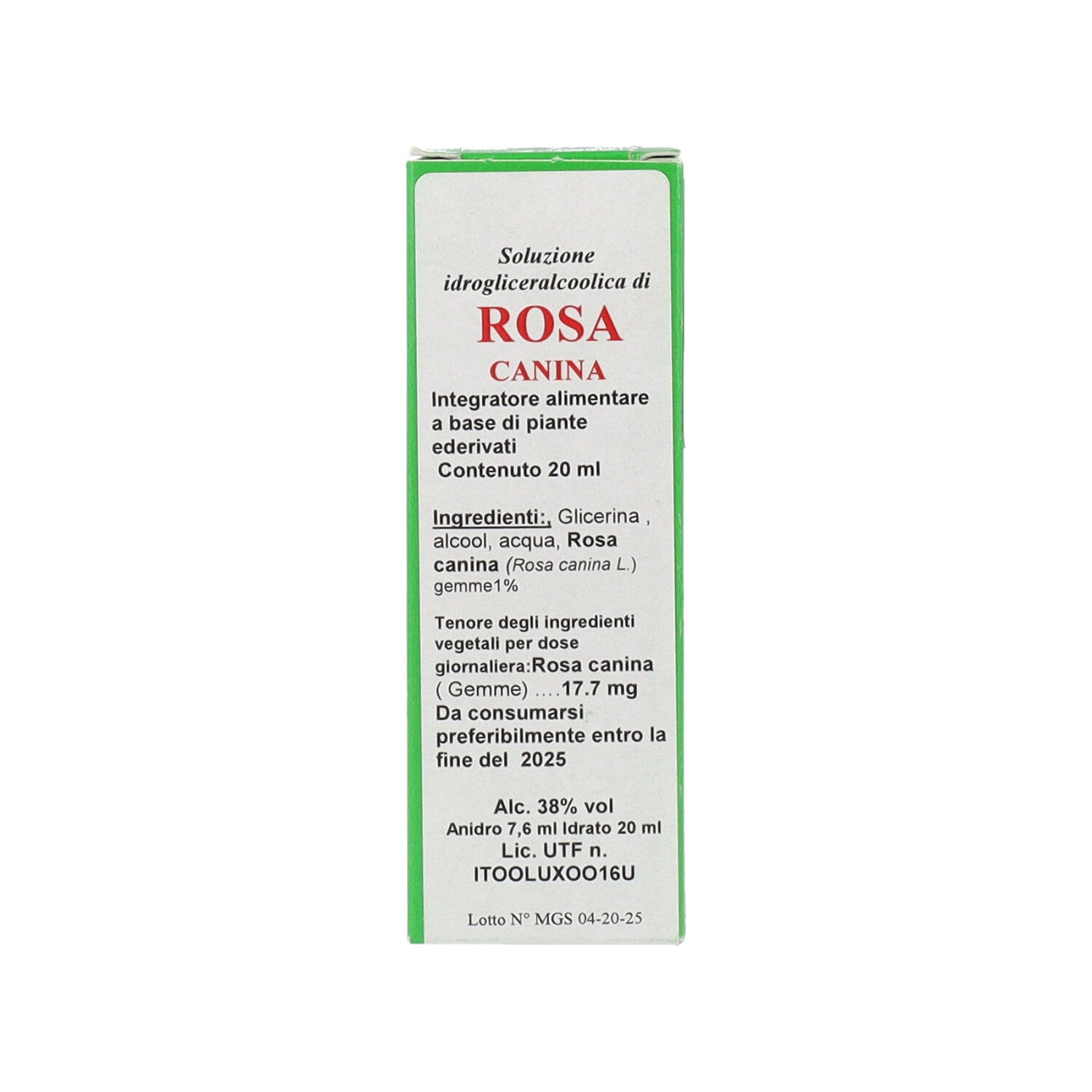 MGS25 ROSA MG SPG - 20ML
