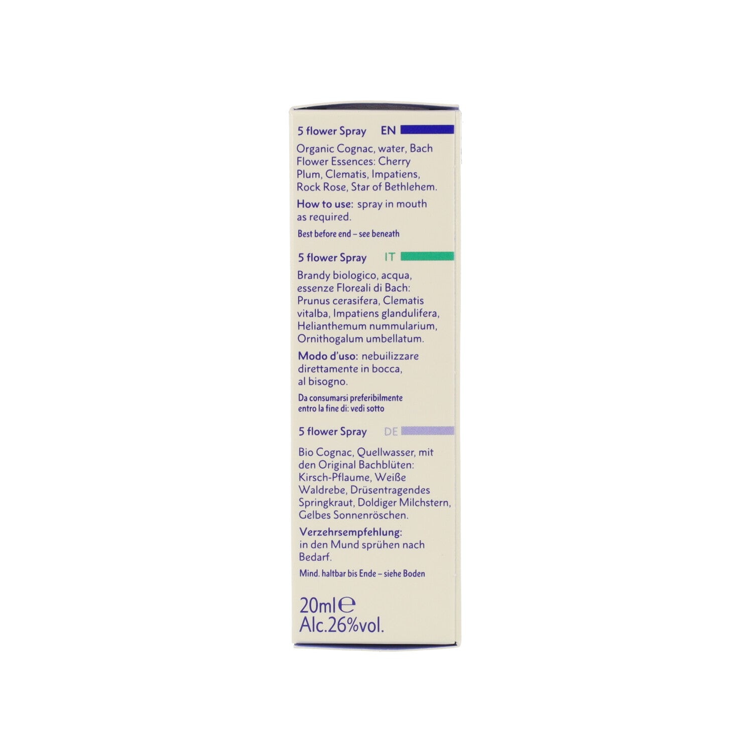 FORMULE COMPOSTE FIVE FLOWER SPRAY 20ML