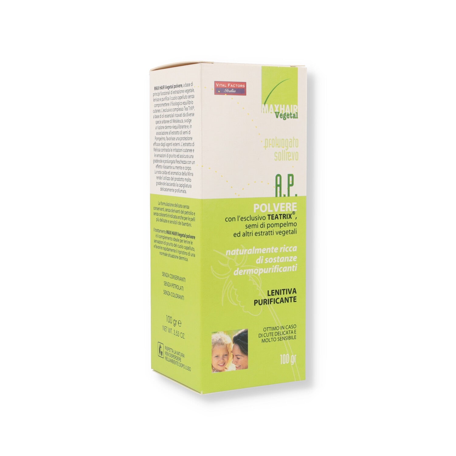 MAX HAIR VEG POLVERE A/PIDOC - 100ML