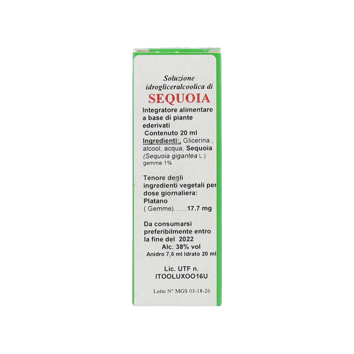 MGS26 SEQUOIA MG SPG - 20ML