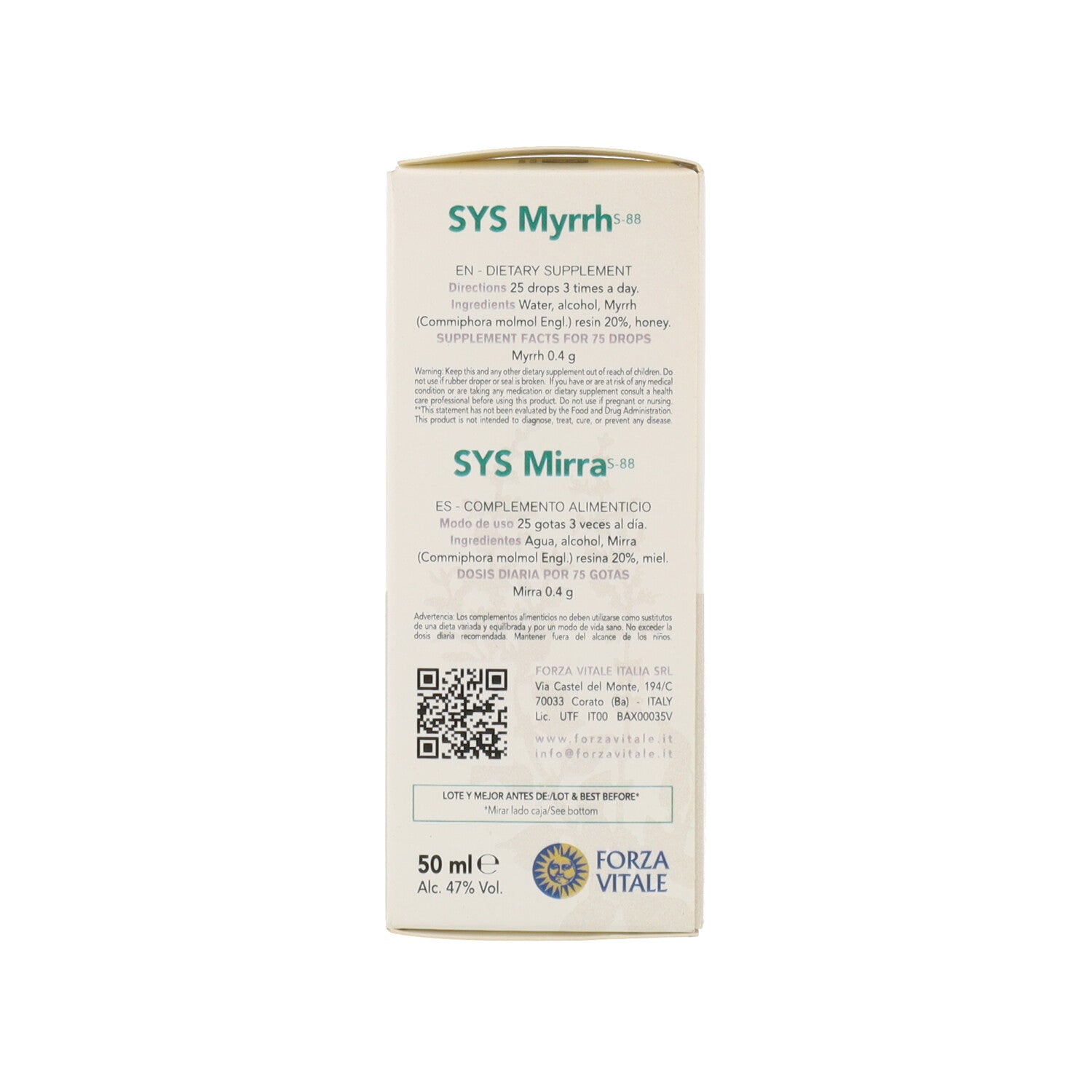 SYS MIRRA GOCCE 50ML