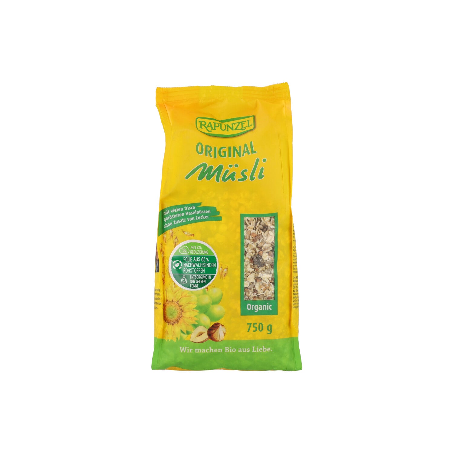 RAPUNZEL ORIGINAL MUESLI 750G
