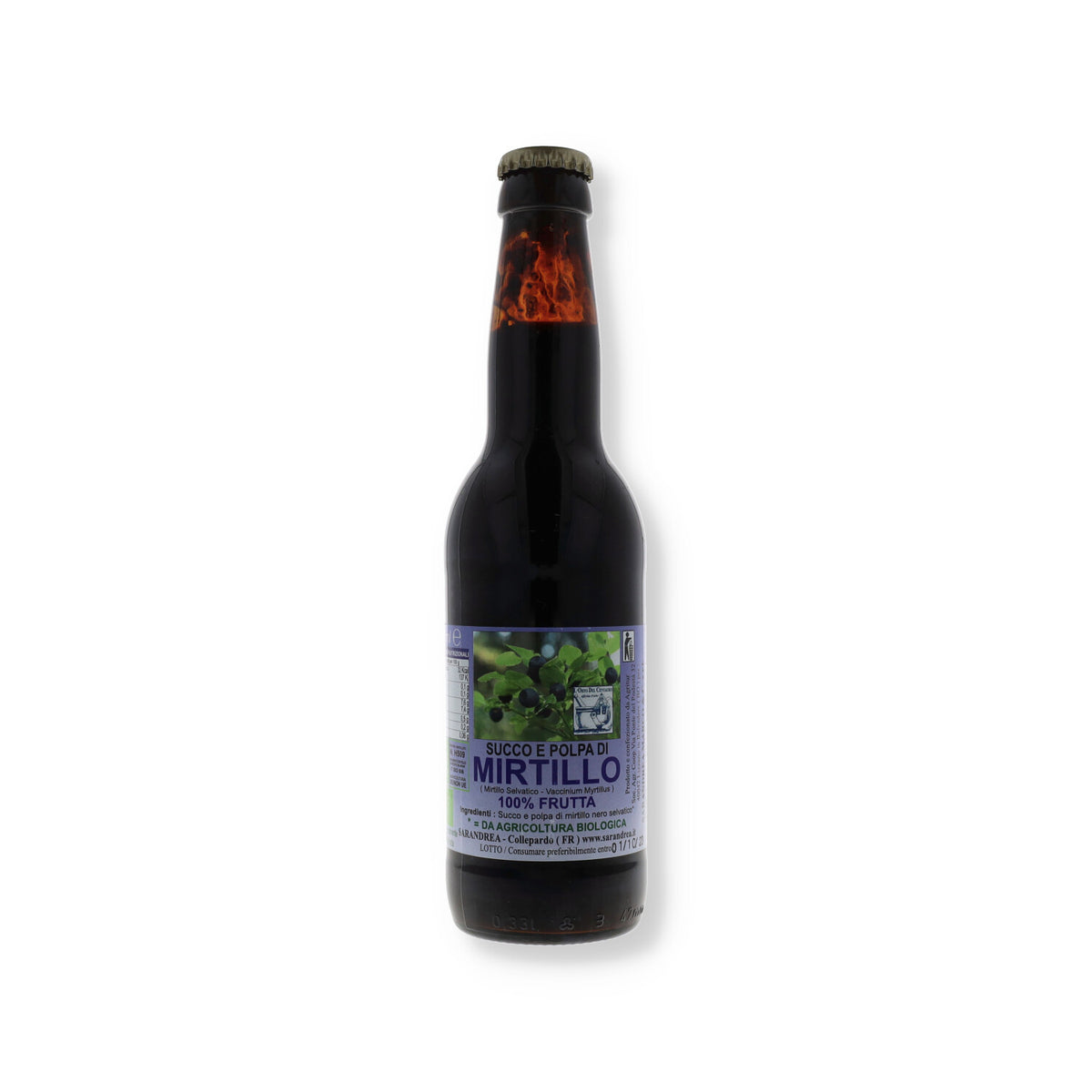 SUCCO PURO MIRTILLO BIO - 330ML