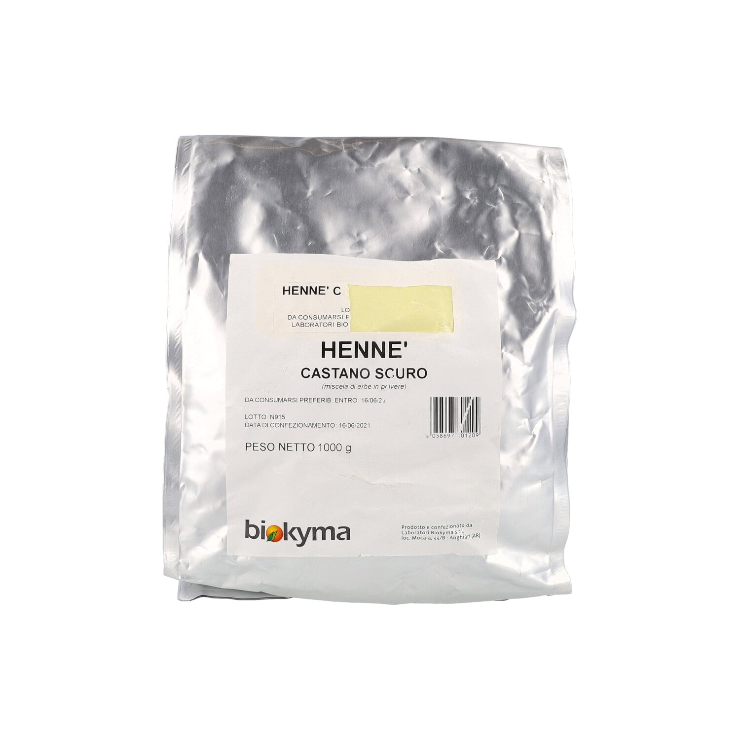 HENNE CASTANO SCURO KYMA 1KG