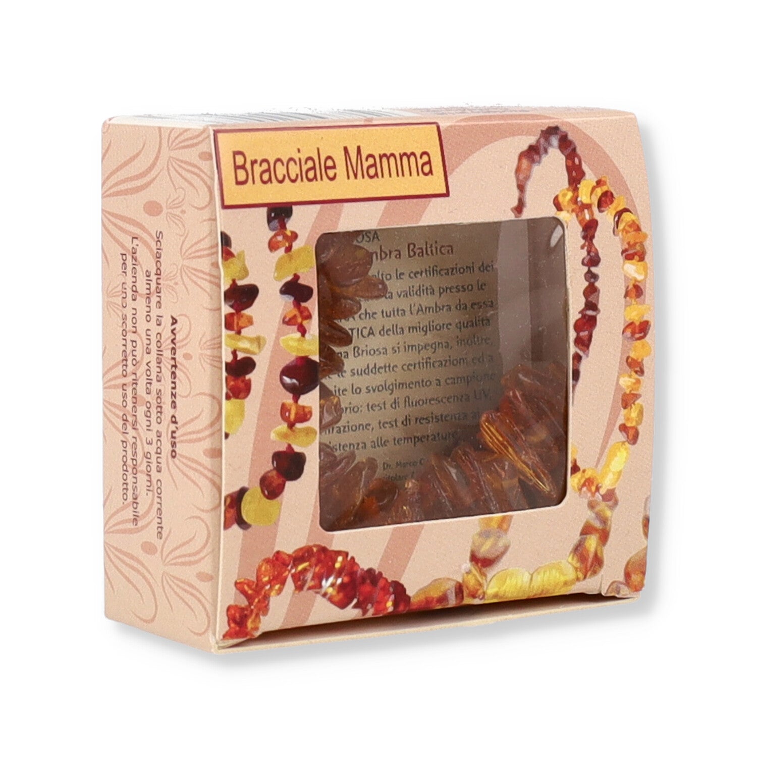 ALMABABY AMBRA BRACCIALE MAMMA COGNAC