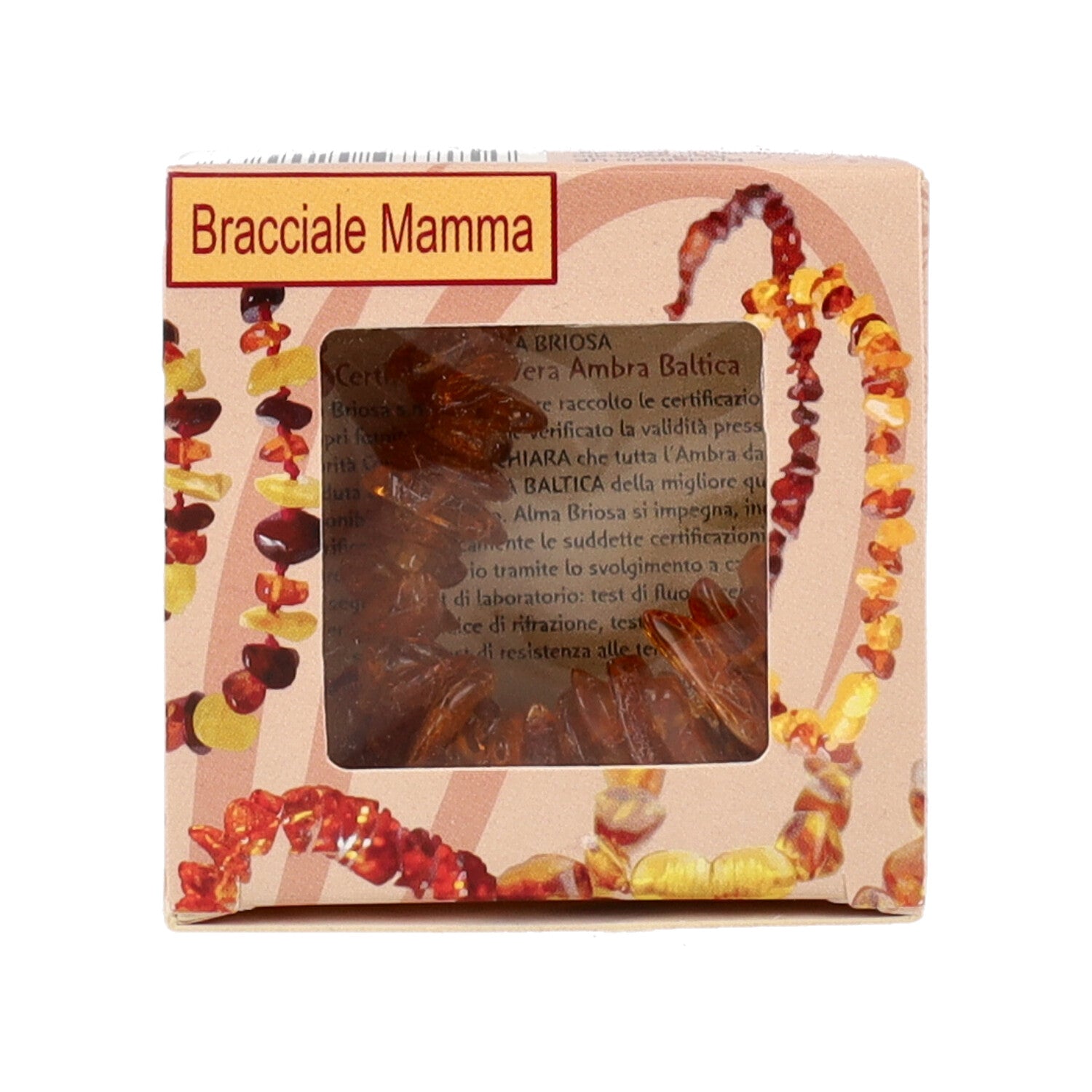 ALMABABY AMBRA BRACCIALE MAMMA COGNAC