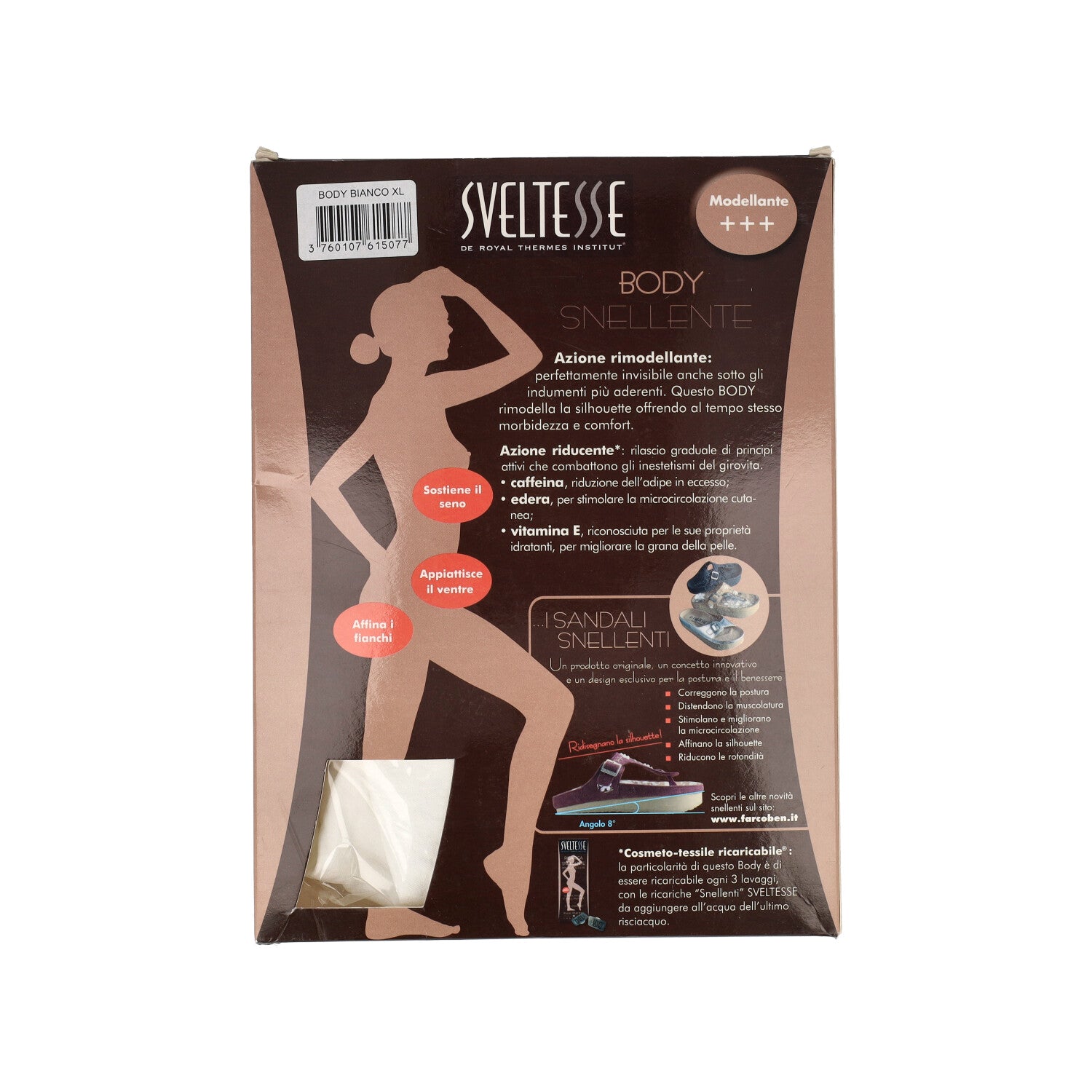 BODY SVELTESSE - BIANCO XL