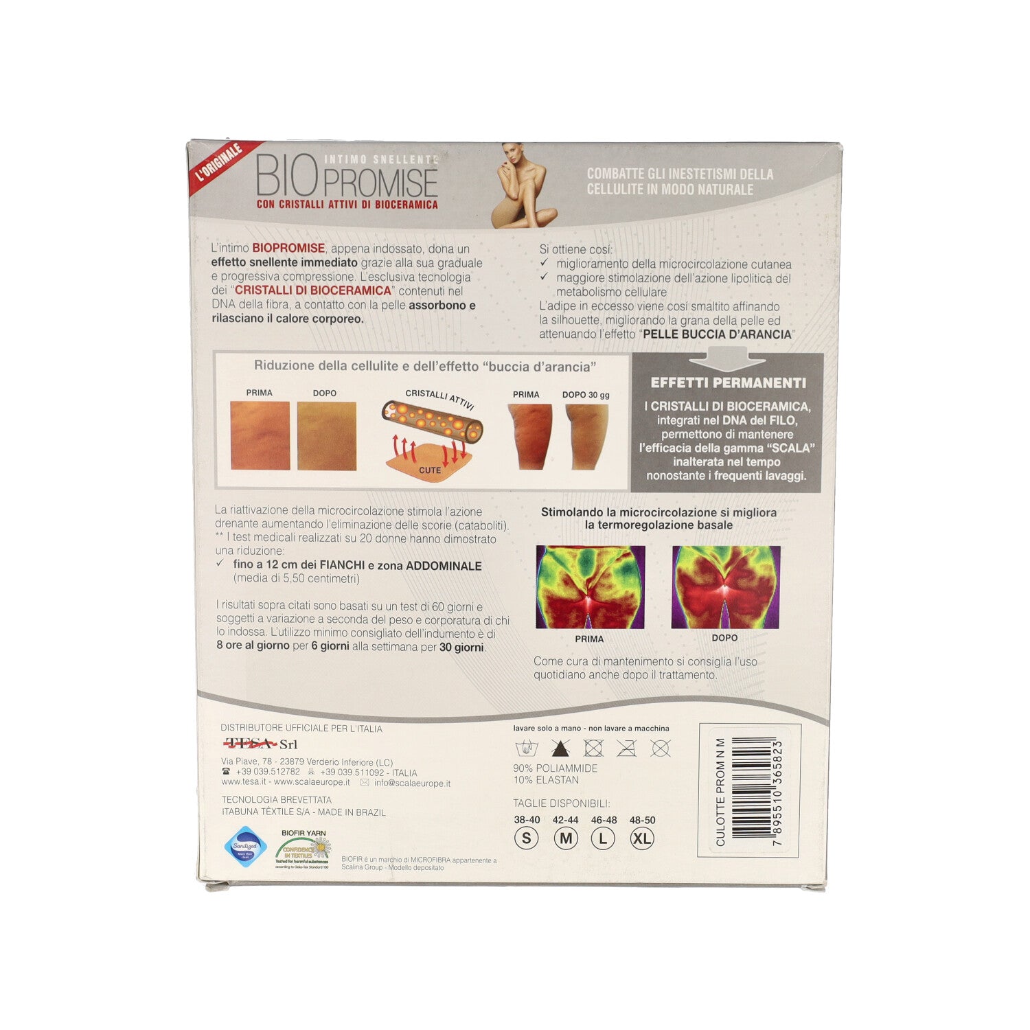 CULOTTE BIOPROMISE V/A - NERO M