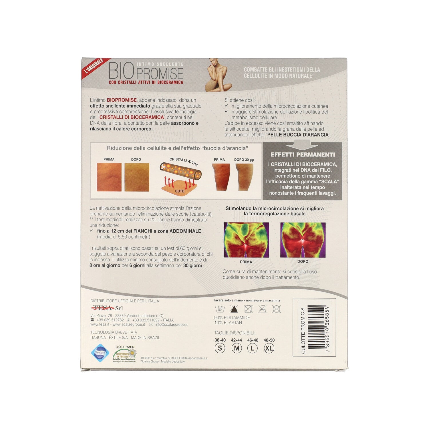 CULOTTE BIOPROMISE V/A CARNE - S