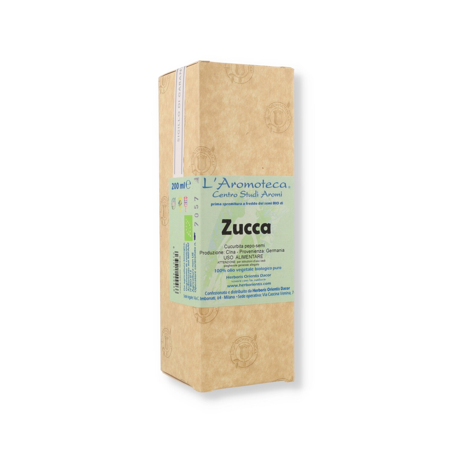 ZUCCA SEMI OLIO VEGETALE 200ML