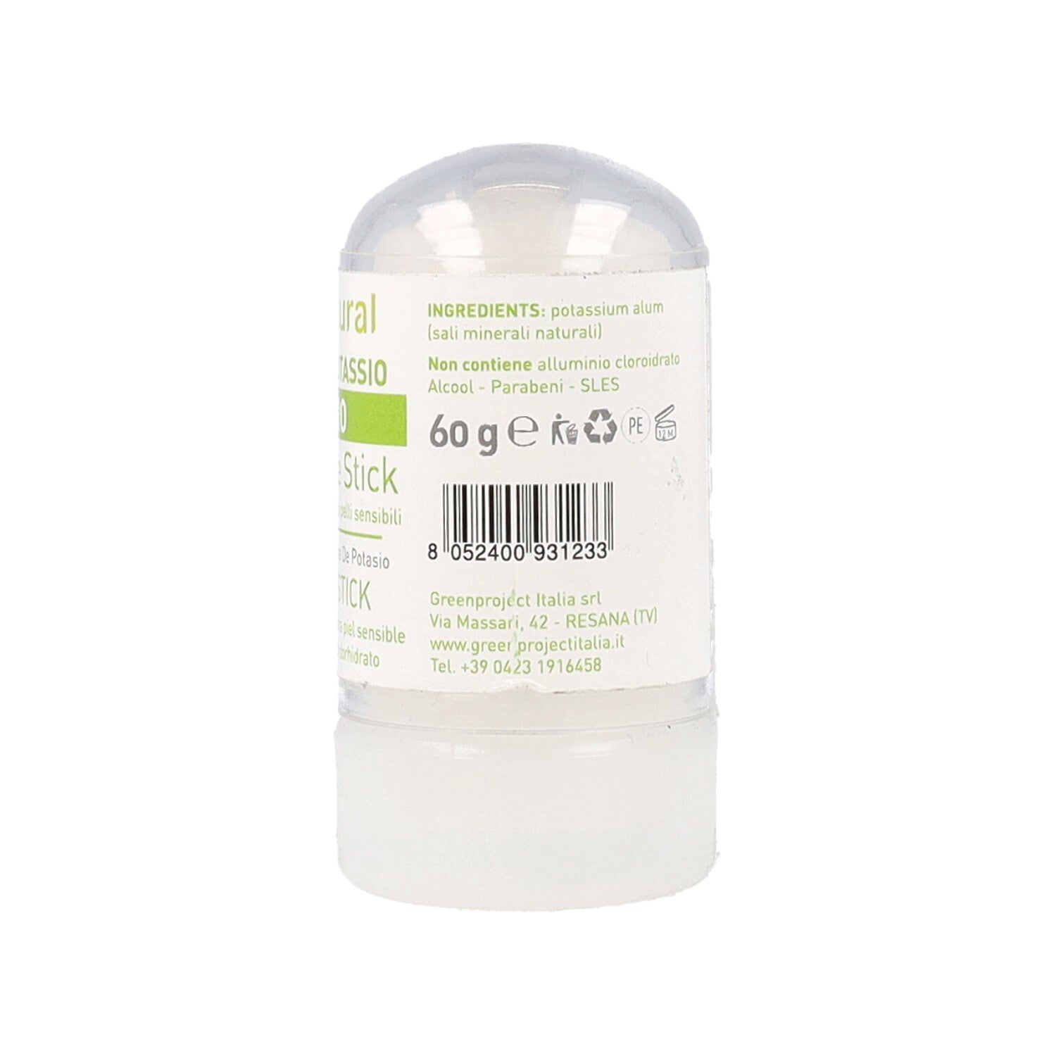 GREENATURAL DEO STICK POTASSIO 60GR (DEO10) GREEN PROJECT #CCP_COR#