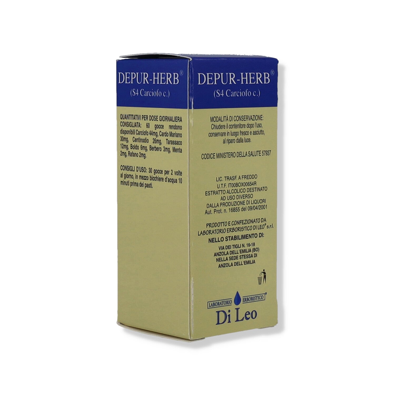 DEPUR-HERB COMPOSTO S4 CARCIOFO - 50 ML