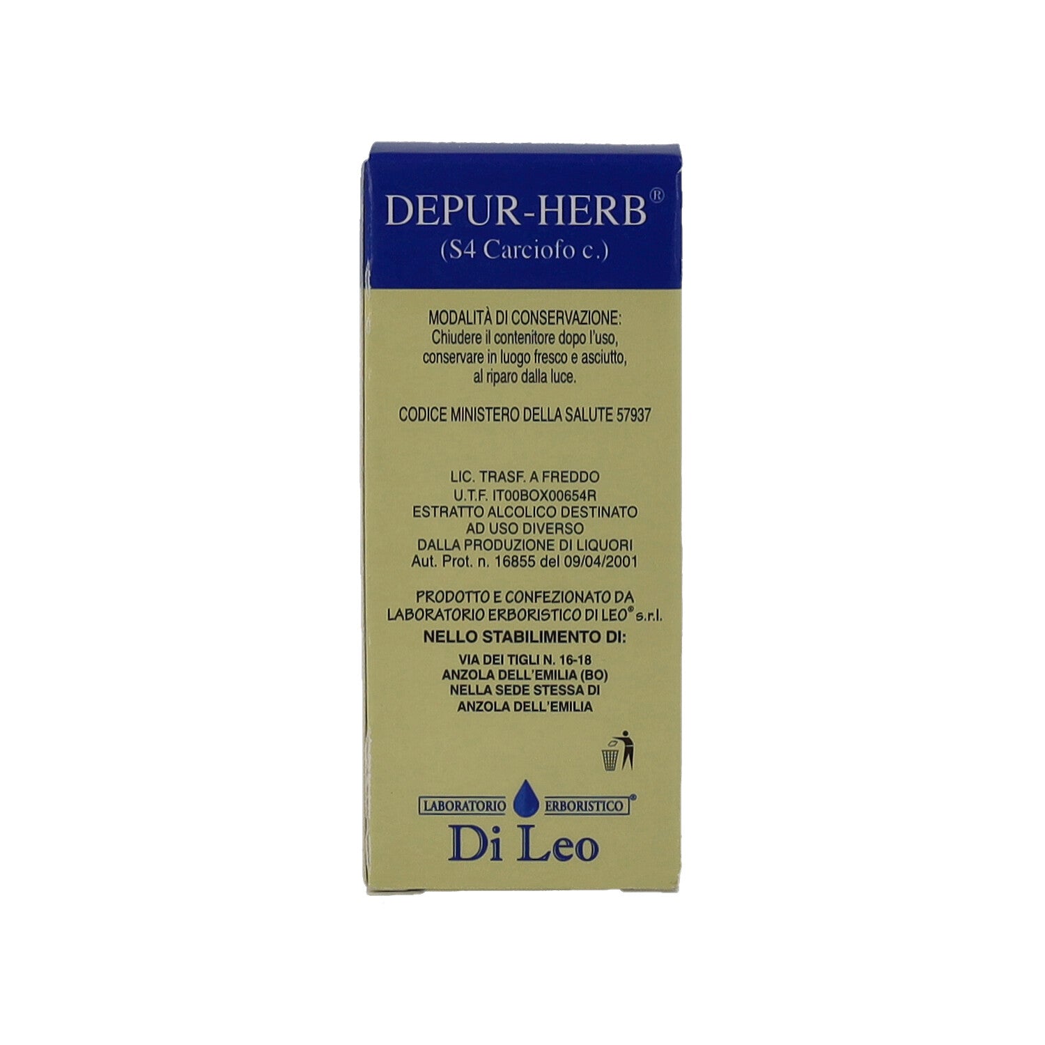 DEPUR-HERB COMPOSTO S4 CARCIOFO - 50 ML