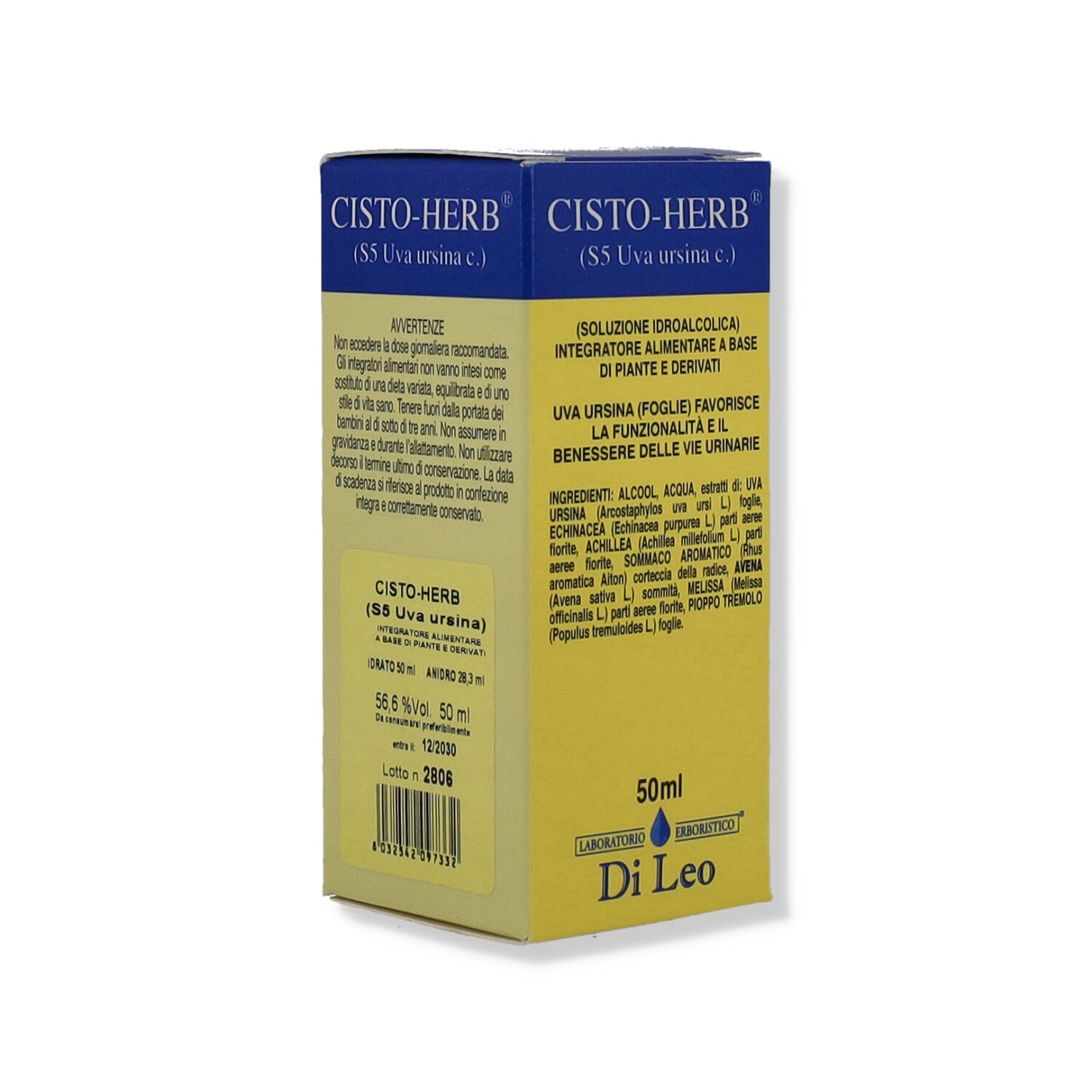 CISTO-HERB COMPOSTO - 50 ML