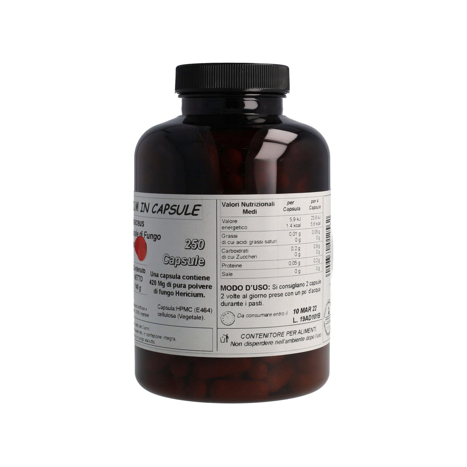 HERICIUM POLVERE - 250CPS